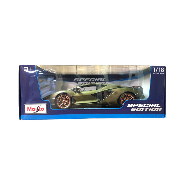 Maisto Special Edition 1/18 Scale Die Cast Metal Lamborghini Sian FKP 37