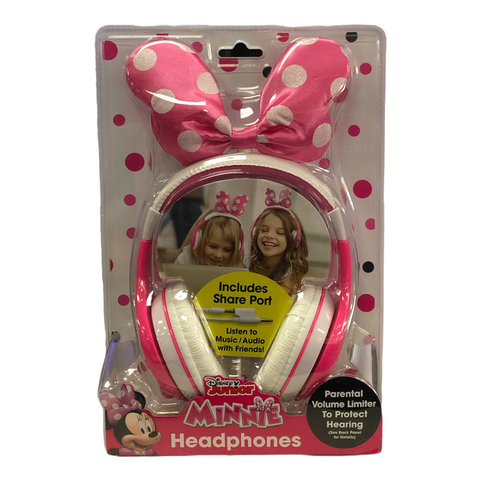 Disney Minnie Mouse Bow-tastic Kids Adjustable Headphones