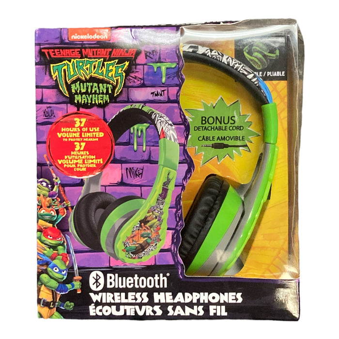 eKids - Teenage Mutant Ninja Turtles Wireless Over-the-Ear Headphones