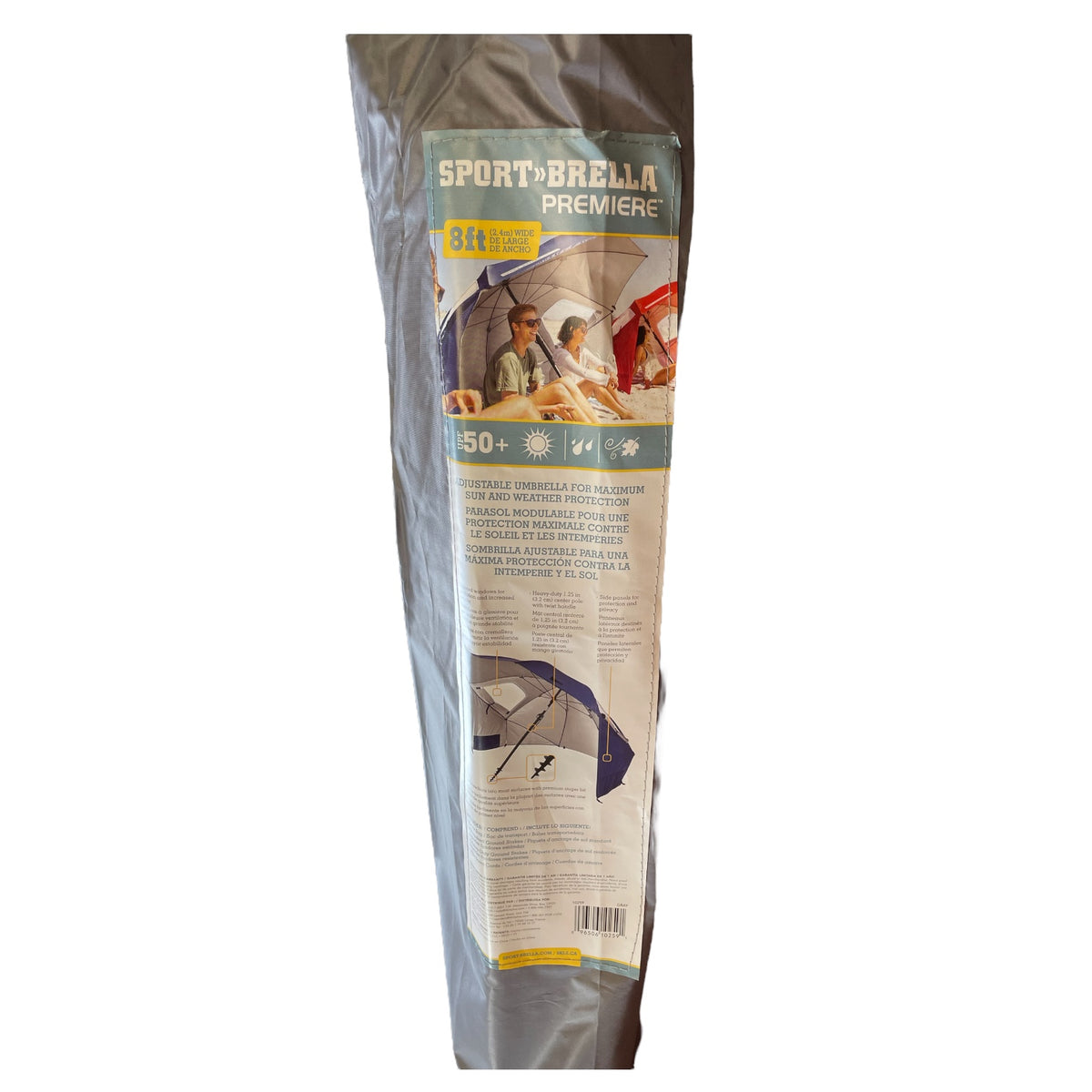 SportBrella Premiere 8' UPF 50+ Adjustable Portable Umbrella Canopy