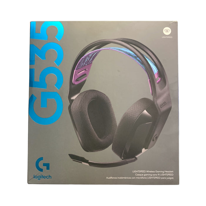 *Open* Logitech G535 LIGHTSPEED Wireless Gaming Headset, Plug & Play USB, Black