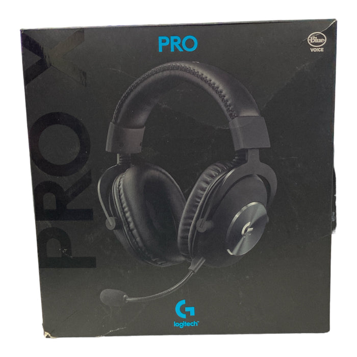 *Open Box* Logitech PRO X USB Gaming Headset 981-001260 Black
