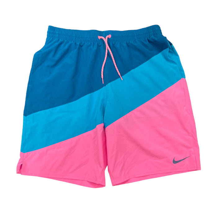 Nike Men's Swoosh Color Surge 4-Way Stretch Elastic Waist Volleyball Swim Short