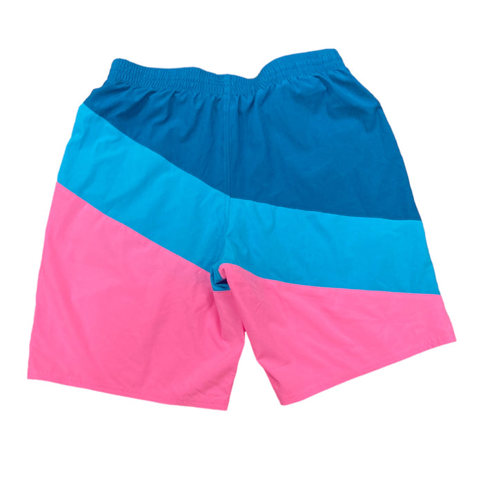 Nike Men's Swoosh Color Surge 4-Way Stretch Elastic Waist Volleyball Swim Short