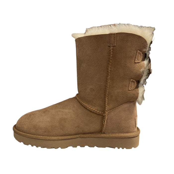 UGG Women's Bailey Bow II Slip On Sheepskin Lining Mid-Calf Boot