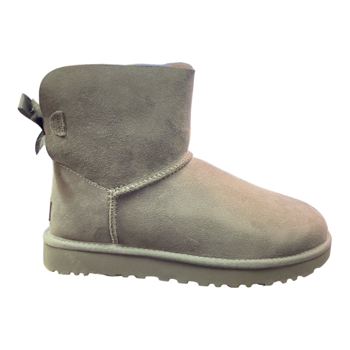 UGG Women's Mini Bailey Bow II Authentic Water Repellent Sheepskin Pull On Boot