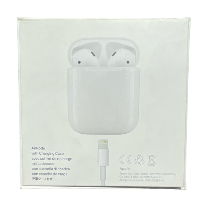 Apple AirPods with Wired Charging Case (2nd Generation), White