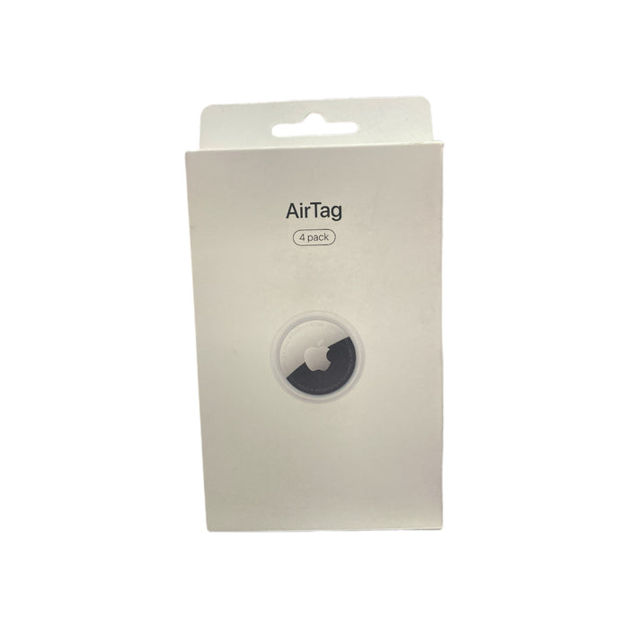 Apple - AirTag Precision Finding and Built-In Speakers (4-Pack) - Silver