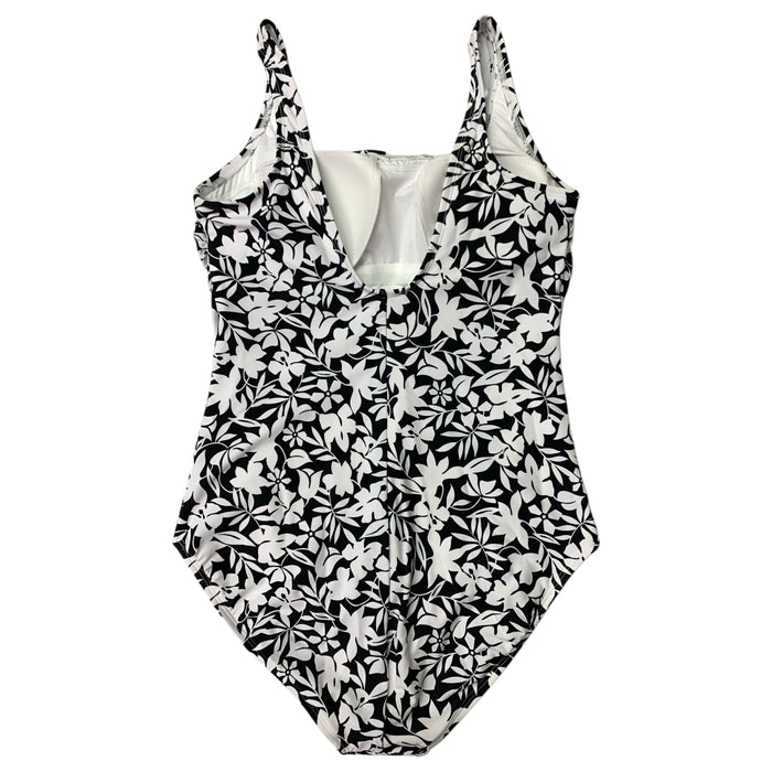 Lands' End Women's Fully Lined Scoop Neck One-Piece Swimsuit