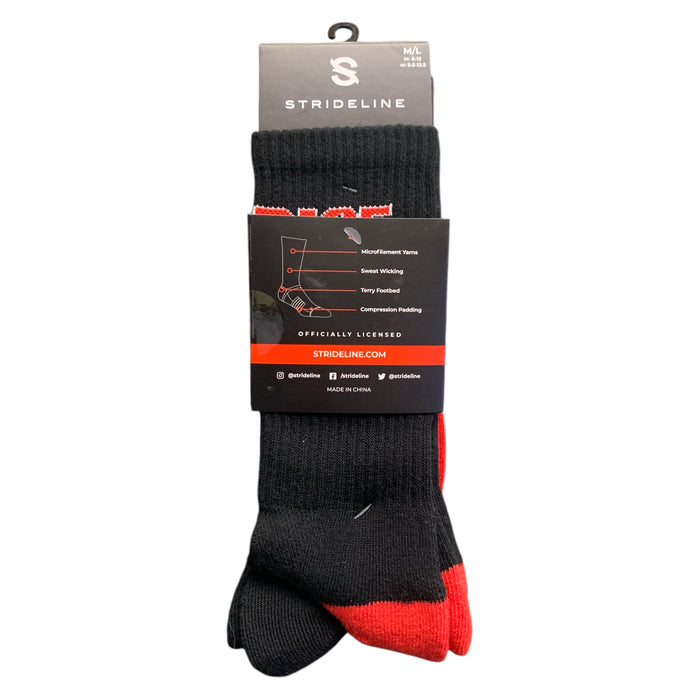 NFL Adult 2-Pack Moisture Wicking Contour Fit Crew Socks