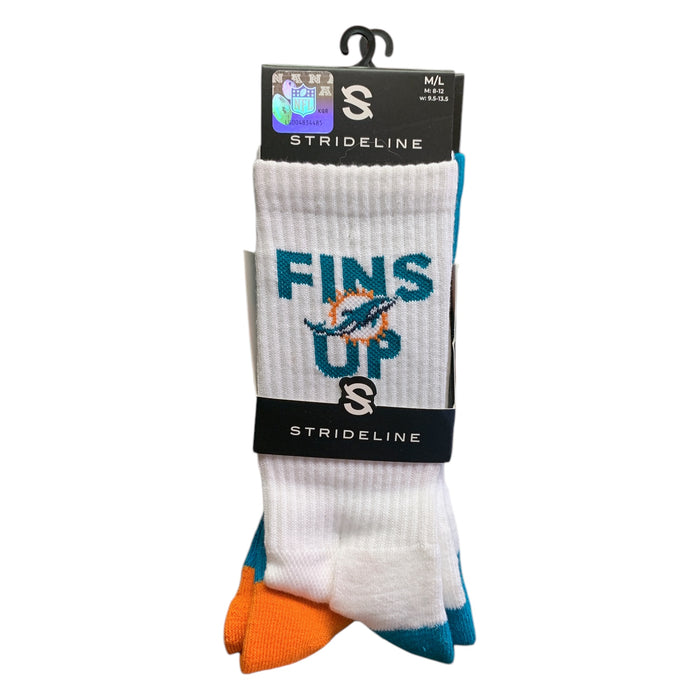 NFL Adult 2-Pack Moisture Wicking Contour Fit Crew Socks
