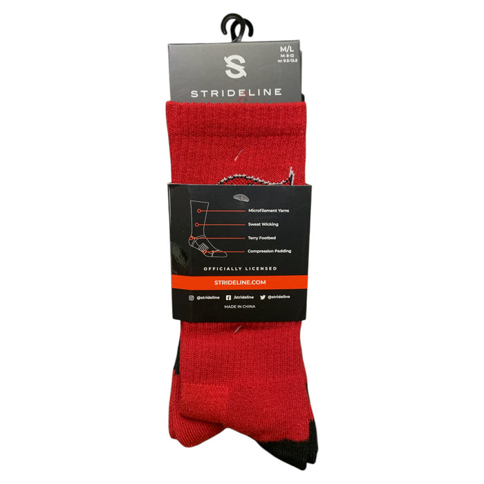 NFL Adult 2-Pack Moisture Wicking Contour Fit Crew Socks