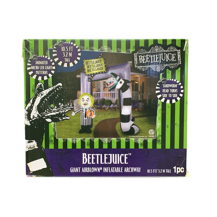 Airblown Beetlejuice Giant 10.5" LED Light-up Inflatable Animated Archway