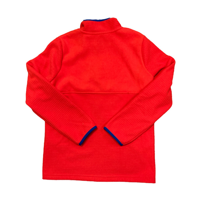 Lands' End Girl's Breathable Grid Fleece Full-Zip Jacket