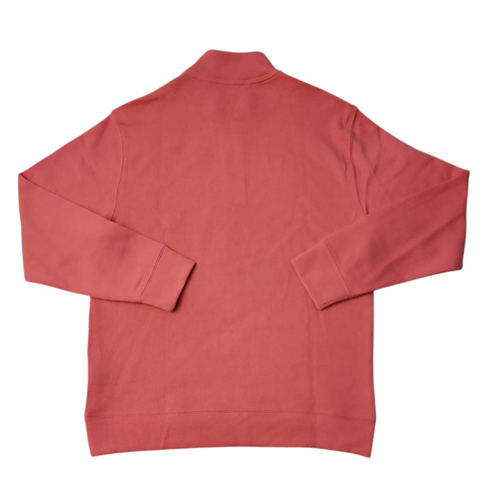 Lands' End Men's Bedford Rib Quarter Zip Long Sleeve Soft Cozy Pullover