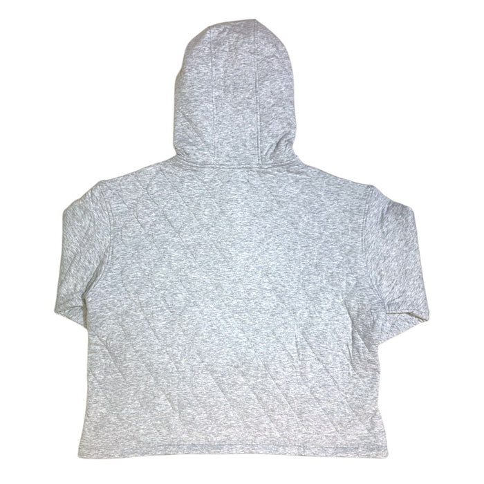 Lands' End Women's Midweight Relaxed Fit Quilted Pullover Hoodie