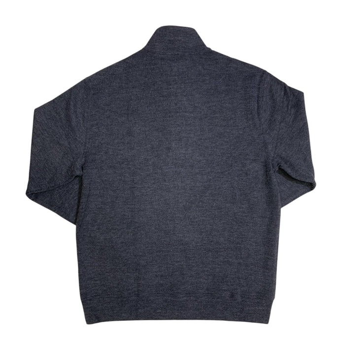 Lands' End Men's Bedford Rib Quarter Zip Long Sleeve Soft Cozy Pullover
