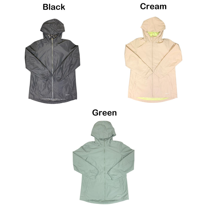 Lands' End Womens Packable Rain Jacket with Compact Storage Bag