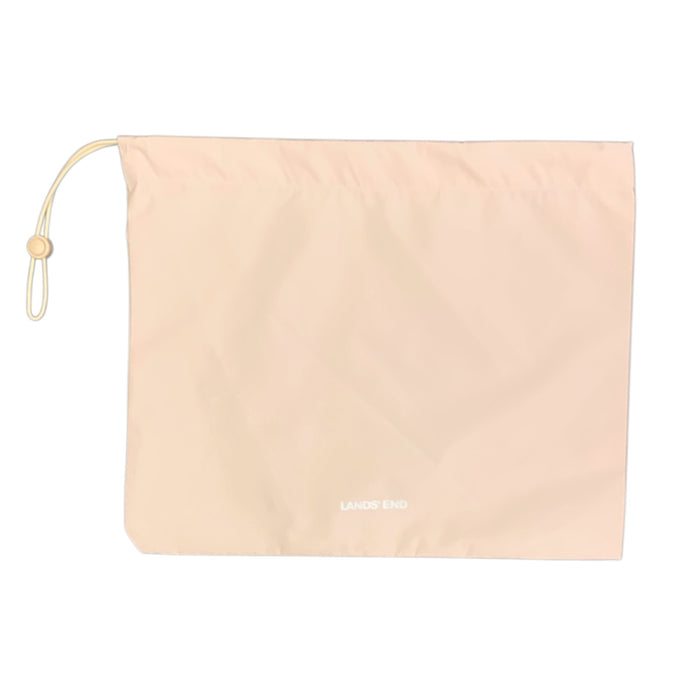 Lands' End Womens Packable Rain Jacket with Compact Storage Bag