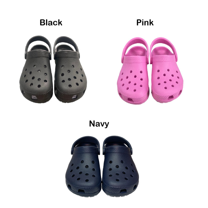 Crocs Kid's Classic Durable Lightweight Sporty Clog with Heel Strap