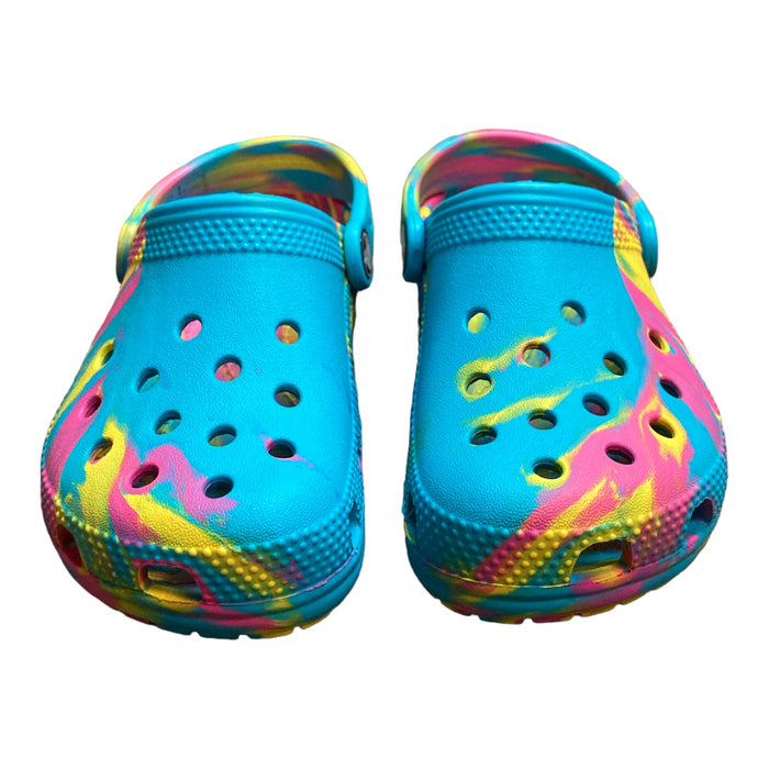 Crocs Unisex-Child Classic Marbled Tie Dye Clog