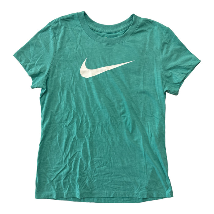 Nike Women's Swoosh Dri Fit Short Sleeve Logo T Shirt