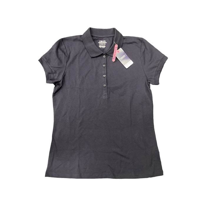 IZOD Junior Girl's Easy Care Short Sleeve Approved Schoolwear Uniform Polo