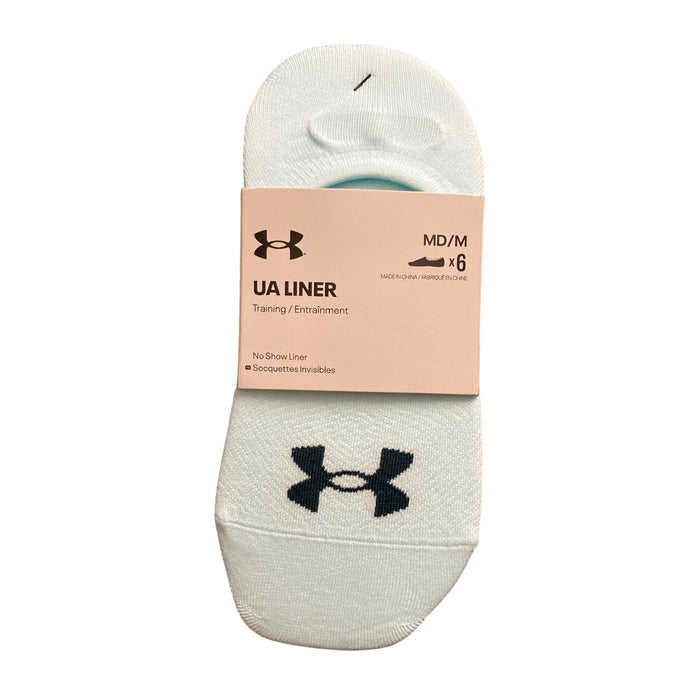 Under Armour Women's 6 Pack Essential Ultra Low Liner Socks