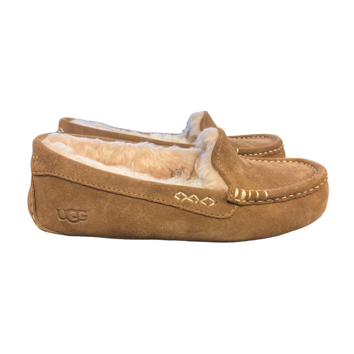 UGG Women's Ansley Water Resistant Suede Wool Lining Casual Slipper