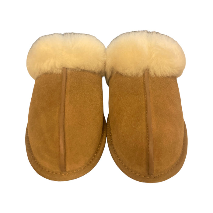 UGG Women's Scuffette II Suede Upper Sheepskin Collar House Slipper