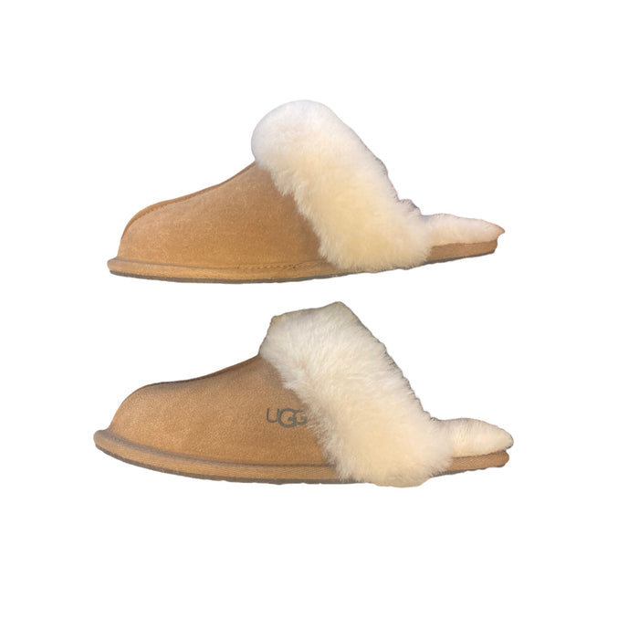 UGG Women's Scuffette II Suede Upper Sheepskin Collar House Slipper