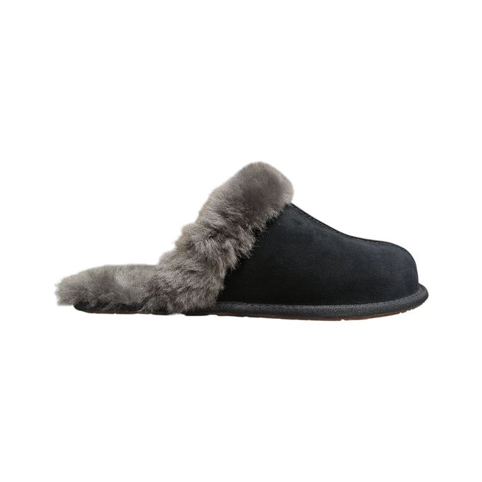 UGG Women's Scuffette II Suede Upper Sheepskin Collar House Slipper