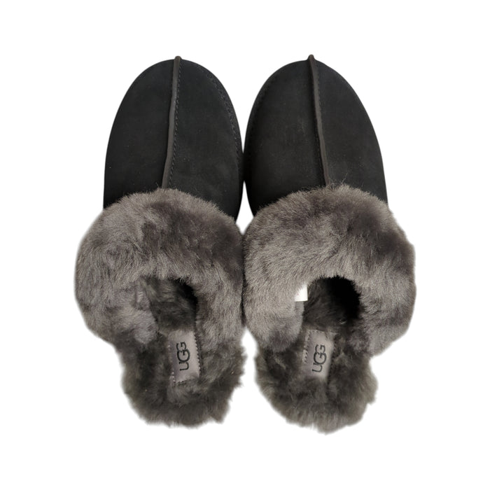 UGG Women's Scuffette II Suede Upper Sheepskin Collar House Slipper