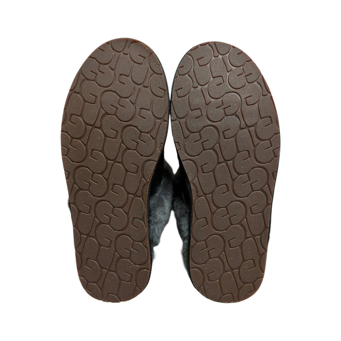 UGG Women's Scuffette II Suede Upper Sheepskin Collar House Slipper