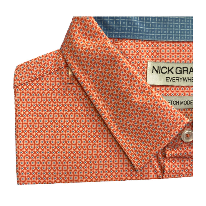 Nick Graham Everywhere Men's Short Sleeve Performance Stretch Sport Shirt