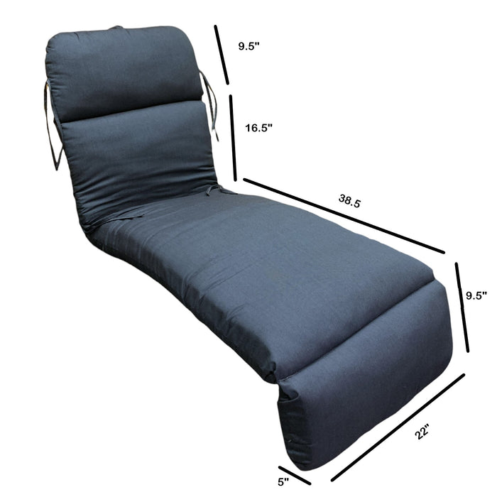 Sunbrella Deep-Seating Chaise Lounge Replacement Cushion, 74" x 22" x 5"