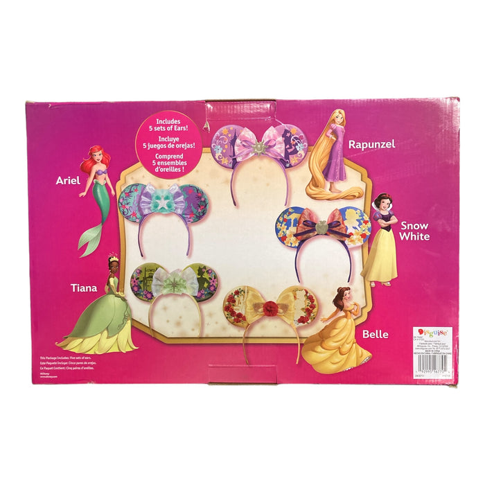 Disguise Disney 100 Princess Ear Headband Set, 5 Piece