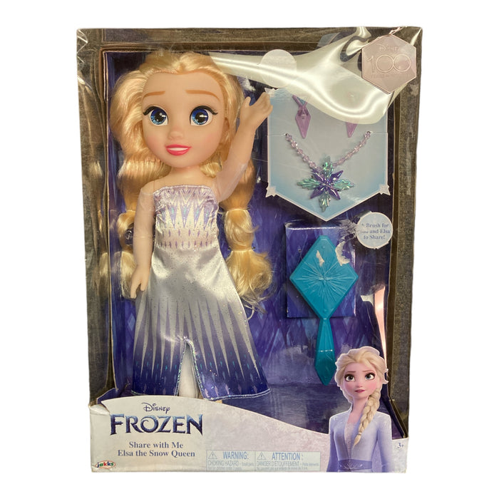 Disney Frozen Share With Me Elsa the Snow Queen Doll with Child Accessories