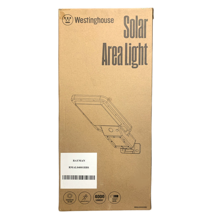 Westinghouse Solar LED Area Light, 4000 Lumens with 26 Ft Motion Detection Range