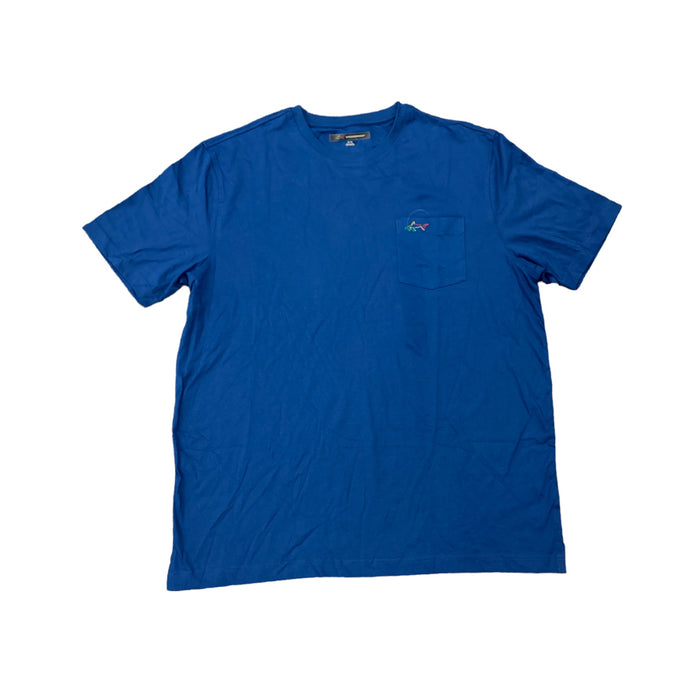 Greg Norman Men's Chest Pocket Relaxed Fit Short Sleeve T-Shirt