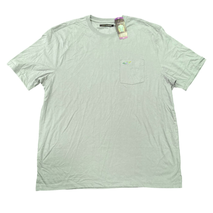 Greg Norman Men's Chest Pocket Relaxed Fit Short Sleeve T-Shirt