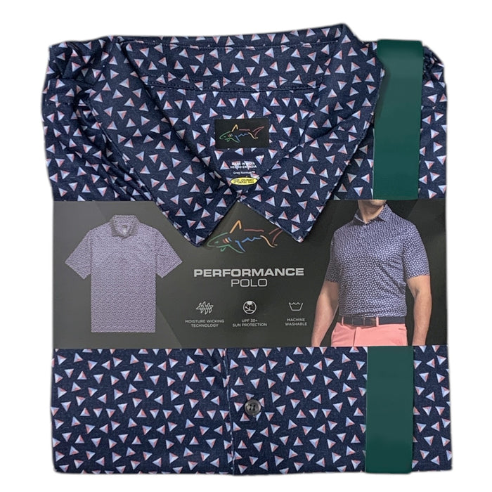 Greg Norman Men's Moisture Wicking Performance Luxe Golf Polo