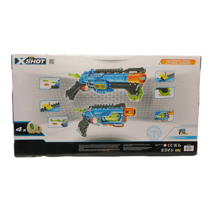 Zuru X-Shot Guns, Includes (2) Dino Striker, (1) Claw Hunter, (48) Foam Darts