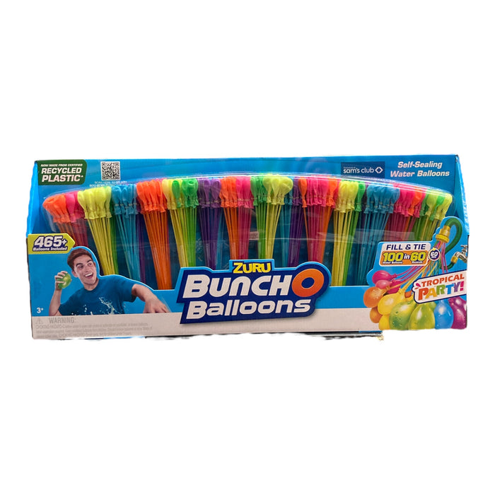 ZURU Bunch O Balloons 465 Rapid-Fill Self-Tying Recyclable Water Balloons