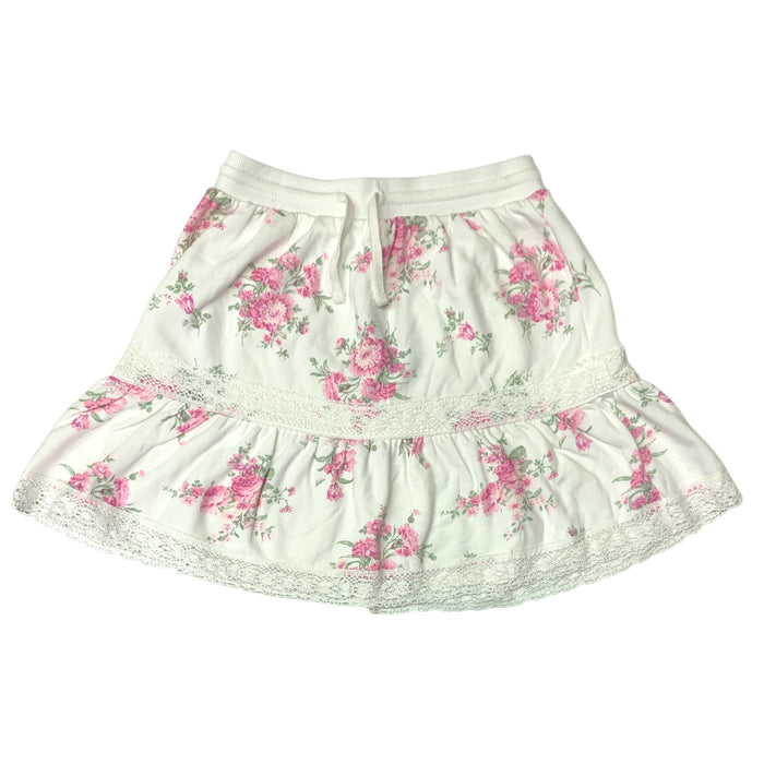 Treasures By Shabby Chic Women's Lace Hem Soft Skirt