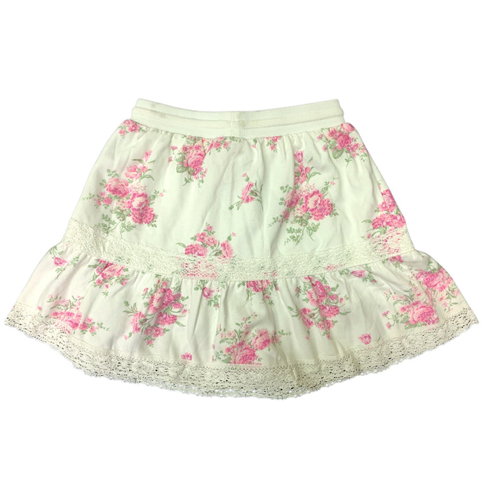 Treasures By Shabby Chic Women's Lace Hem Soft Skirt