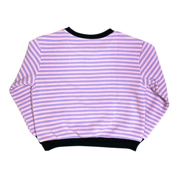 Character Girl's Long Sleeve Crewneck Soft Fleece Pullover Sweatshirt