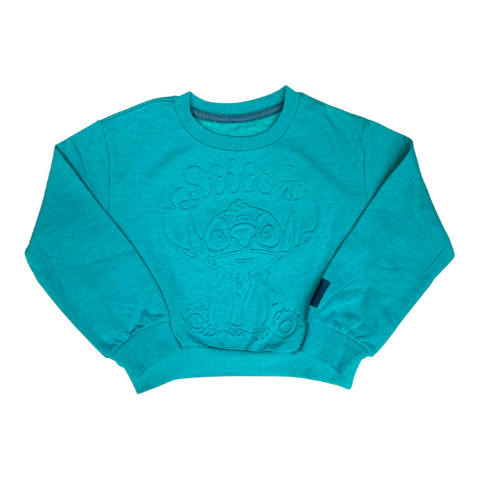 Character Girl's Long Sleeve Crewneck Soft Fleece Pullover Sweatshirt