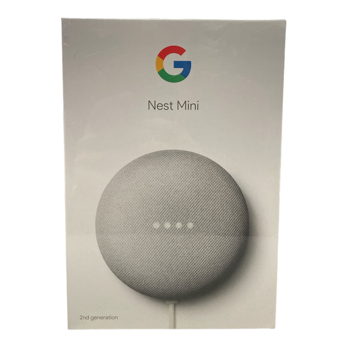 Google Nest Mini (2nd Generation) with Google Assistant - Chalk