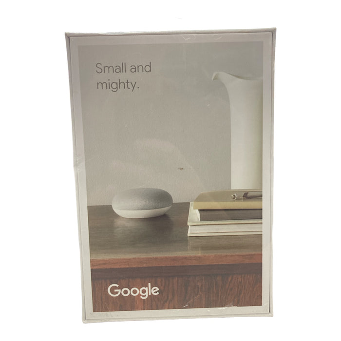 Google Nest Mini (2nd Generation) with Google Assistant - Chalk